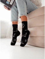 Milena ponožky 0200-093 Cat obrysy 37-41