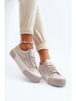 Dámské tenisky na tlusté podrážce Lee Cooper LCW-24-31-2178 šedé