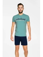 Pyžamo Noward 39732-06X Zelená a tmavě modrá - Henderson Pyžamo Noward 39732-06X Zelená a tmavě modrá - Henderson