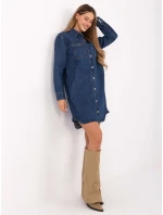 Dámské Jeans šaty D80026BI30469M314 Tmavě modrá - FPrice