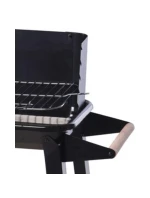 ZAHRADNÍ GRILOVACÍ KOLO 83x45,5x86,5 cm ČERNÉ