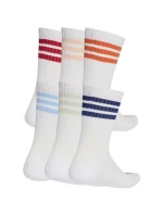 Adidas 3-Stripes Essentials Cushioned Crew 6 Pak ponožky bílé KE5493