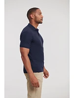 Russell Athletic 570M Pánské piqué polo "Authentic Eco" 10.570M petrol blue Russell Athletic 570M Pánské piqué polo "Authentic Eco" 10.570M petrol blue