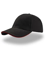 Atlantis Headwear Liberty Sandwich 6 panelová kšiltovka "Liberty Sandwich" 33.0005 black/red Atlantis Headwear Liberty Sandwich 6 panelová kšiltovka "Liberty Sandwich" 33.0005 black/red