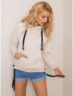 Dámská mikina TW BL G031.20P světle béžová