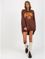 Mikina VI BL 3102.01P hnědo-oranžová