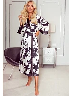 De Lafense 734 Brianna S-2XL dámské dlouhé negližé