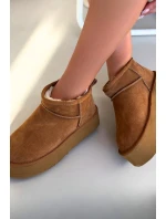 Dámské sněhule z přírodního semiše Camel Mairene Dámské sněhule z přírodního semiše Camel Mairene