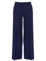 M570 Kalhoty s nařasenými nohavicemi - tmavě modré