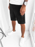 Pánské černé teplákové šortky FashionStreet SX2275