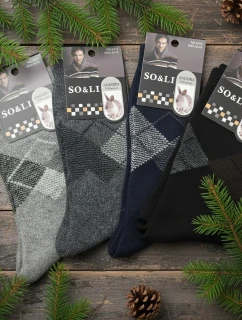 WiK SO&LI ponožky art.001/2 Angora pánské 39-46