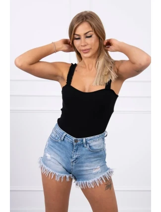 Body bez ramínek černé Body bez ramínek černé