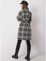 Dámský kabát LK EN 508342 2.68 černobílý Dámský kabát LK EN 508342 2.68 černobílý