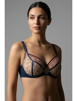 LAILA NAVY BLUE SOFT BRA
