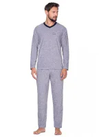 Pánské dlouhé froté pyžamo Regina 592 M-XL
