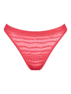 Dámská tanga FREE Evolve String Lace - RED - červené 00AC - SLOGGI