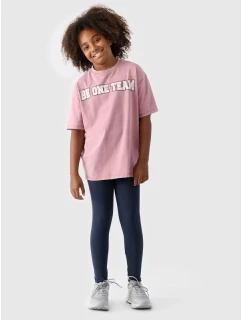 Dívčí pletené legíny 4F Junior 4FJWMM00TTIGF178-31S