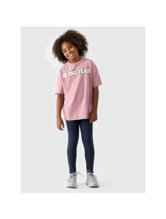 Dívčí pletené legíny 4F Junior 4FJWMM00TTIGF178-31S