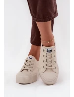 Dámské tenisky na platformě LEE ISLA C WOMEN LOW 50253001.35E Béžové