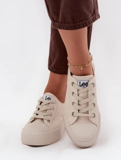 Dámské tenisky na platformě LEE ISLA C WOMEN LOW 50253001.35E Béžové