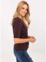 Jumper PM SW B 615.18 tmavě hnědý