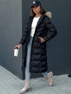 Dámský zimní kabát LUXWARM černý FashionStreet TY4374