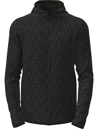 Stedman Lux Knit Fleece Jacket Men Pánská pletená fleecová bunda s kapucí 05.5460 black opal heather