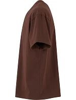 New Morning Studios NM 003 Unisex oversize tričko z těžké bavlny 57.0003 chocolate brown