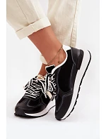 Dámské tenisky z eko kůže Černé Kelira