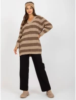 Dámský svetr LC SW 8030 tmavě lila