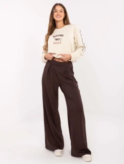 Teplákové kalhoty RV DR A613.69 tmavě hnědé