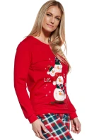 Dámské pyžamo 671/348 Snowman - CORNETTE