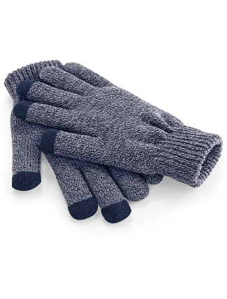 Beechfield B 490 Pletené rukavice na dotykový displej 53.0490 heather navy