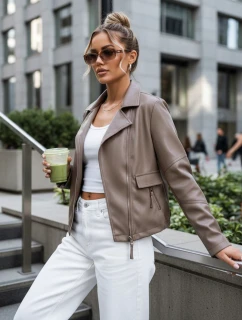 Dámské kožené krátké šedé ramones FashionStreet TY5631