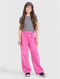 Dívčí tepláky s širokými nohavicemi 4F 4FJRAW25TTROF1601-54S