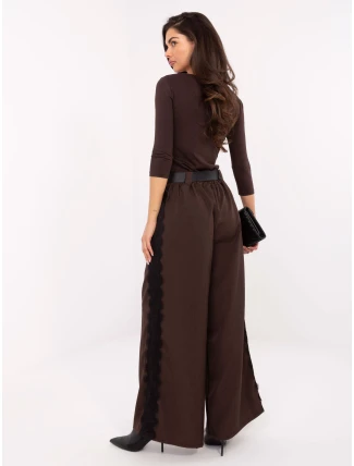 Kalhoty MI SP 62440.56 tmavě hnědé