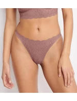 Dámská tanga ZERO Feel Bliss String - BROWN - sv. hnědé 1141 - SLOGGI Dámská tanga ZERO Feel Bliss String - BROWN - sv. hnědé 1141 - SLOGGI