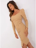 EM SK HW 20 320 šaty.11 velbloud EM SK HW 20 320 šaty.11 velbloud