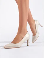 Trendy lodičky bílé dámské na jehlovém podpatku Trendy lodičky bílé dámské na jehlovém podpatku