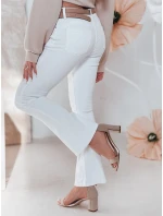 Dámské džínové zvonové kalhoty ELVIRA white FashionStreet UY2462 Dámské džínové zvonové kalhoty ELVIRA white FashionStreet UY2462