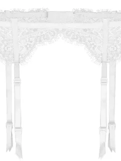 Dámský podvazkový pás Fuchsia white - JULIMEX