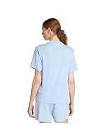 Dámské tričko adidas Essentials 3-Stripes Cotton blue KB7119