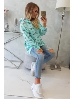 Mikina s nápisem mint