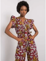 Kombinéza DHJ KO 13568.13P kaštanová