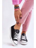 Dámské klasické tenisky černé a bílé Ecoma