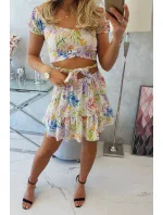 Ecru květinová sada Ecru květinová sada