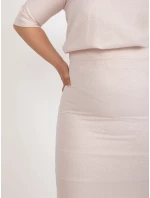 Sukně LK SD 506697.95 světle růžová