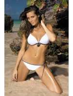 Plavky Megan Bianco + Black M-251 White and Black (85) - Marko Plavky Megan Bianco + Black M-251 White and Black (85) - Marko