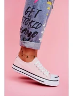 Dámské Klasické Tenisky Růžové Omerta