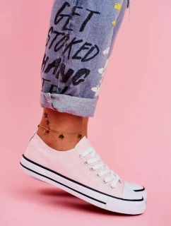 Dámské Klasické Tenisky Růžové Omerta